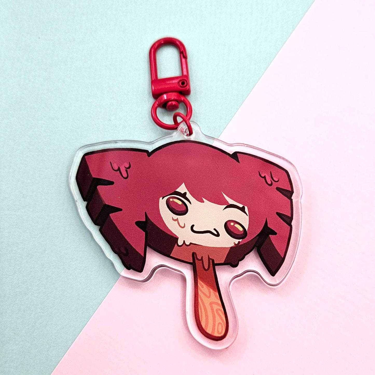 Miku and Teto Popsicle 6.6x6.68cm Acrylic Charms